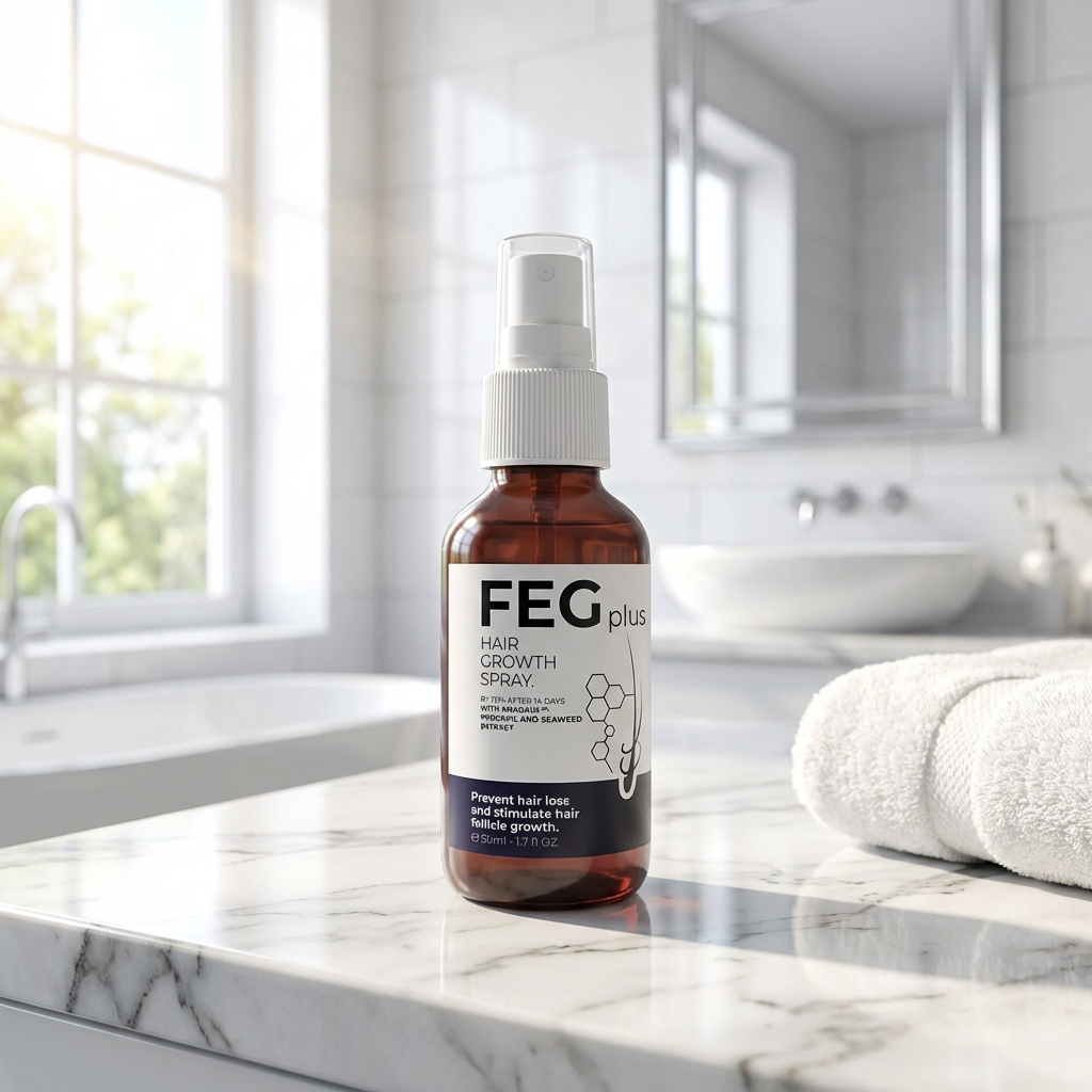 FEG Plus Hair Growth Spray 50ml Natural Hair Loss Treatment