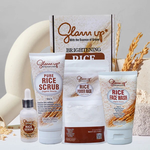 Glamup Rice Extract 6 step Facial Kit Price in Pakistan