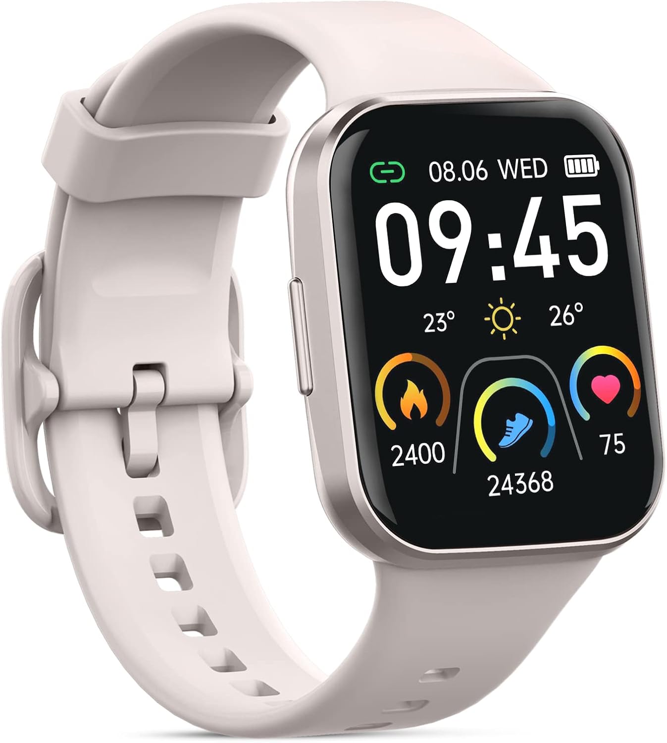 Grey wireless urban audio smart fit 06 smart watch at 2450 plece in pakistan