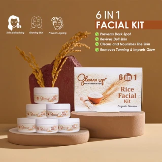 Glamup Rice Extract 6 step Facial Kit Price in Pakistan