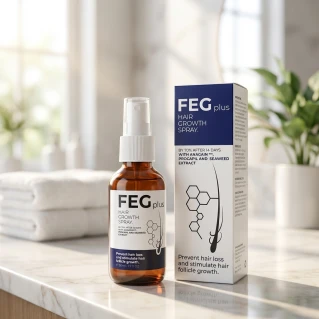 FEG Plus Hair Growth Spray 50ml Natural Hair Loss Treatment