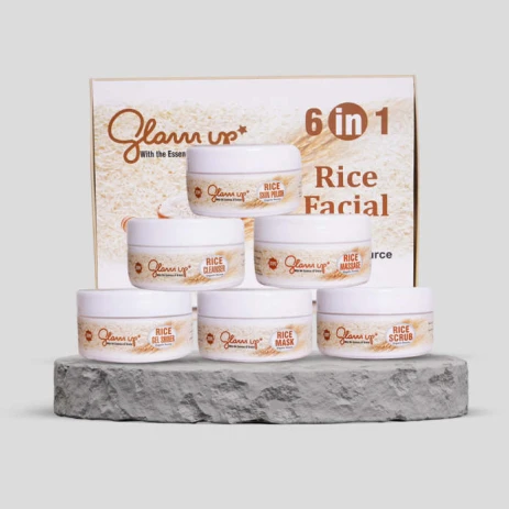 Glamup Rice Extract 6 step Facial Kit Price in Pakistan — alternate view